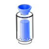 VLAB Milky Blue Glass Top for Focus V Carta - Boro Glass Bubble Generator Front View