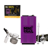 MiniNail Quartz Banger Enail Kit in Purple with Digital Display and Accessories