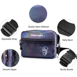 HUMAN SUCKS Reflect Fanny Pack with Adjustable Strap and Sturdy Buckle, Quality Nylon Material