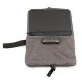 Happy Kit Happy Pouch Dab - Portable, Charcoal Gray, Front View Opened