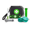 The Happy Kit - Black Travel-Sized Smoking Kit with Pipe, Grinder, and Accessories