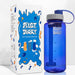 PILOT DIARY POTO Water Bottle Bong in Blue - Front View with Packaging