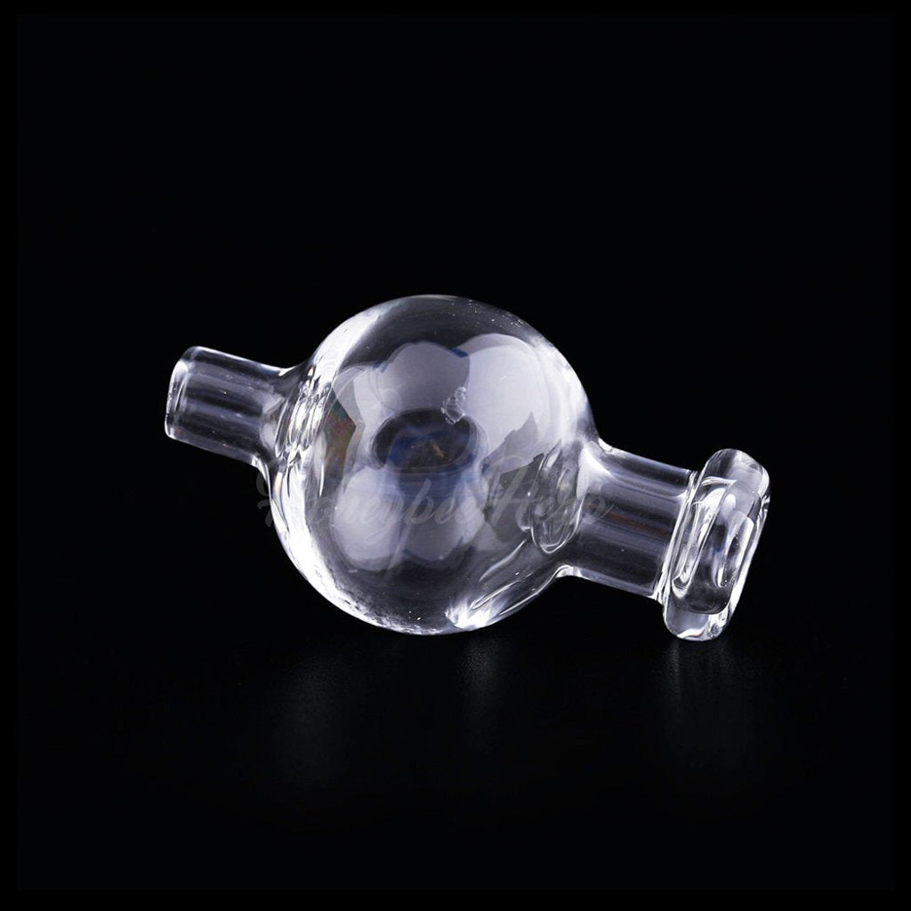 Honeybee Herb Clear Borosilicate Glass Bubble Carb Cap for Dab Rigs, Front View
