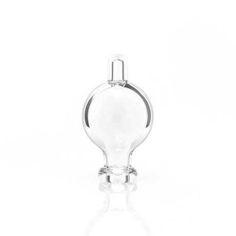 Honeybee Herb Honey Bubble Carb Cap, clear borosilicate glass, front view on white background