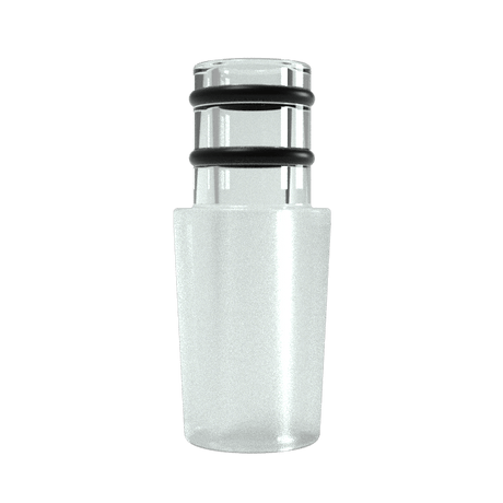 G Pen Hyer 18mm Male Glass Adapter for Vaporizers, Front View on Seamless White Background