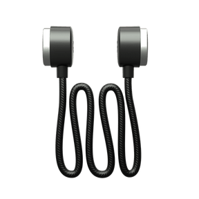 G Pen Hyer Power Cable with durable braided design, front view on seamless green background