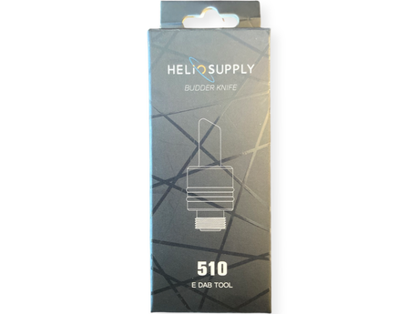Helio Supply Budder Knife packaging front view, Electronic Dab Tool Attachment with Ceramic Tip