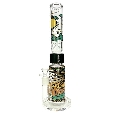 Prism 'Desert Dream'n Big Honeycomb' Bong Front View with Intricate Designs