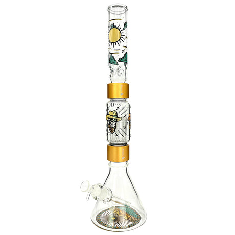 Prism 'Desert Dream'n Beaker Double Stack' with intricate designs, front view on white background