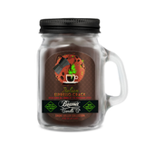 Beamer Candle Co. Mini 4oz Italian Espresso Crack Candle in a Mason Jar Design