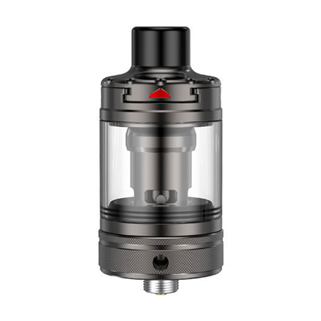 Aspire Nautilus 3 Tank in Gunmetal with Adjustable Airflow and Slide Top-Fill, Front View