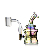 MJ Arsenal Jammer Mini Dab Rig in Iridescent with 90 Degree Banger Hanger