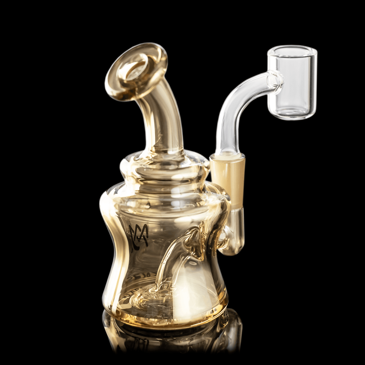 MJ Arsenal Gold Jammer Mini Rig LE with Banger Hanger, 90 Degree Joint, and Portable Design
