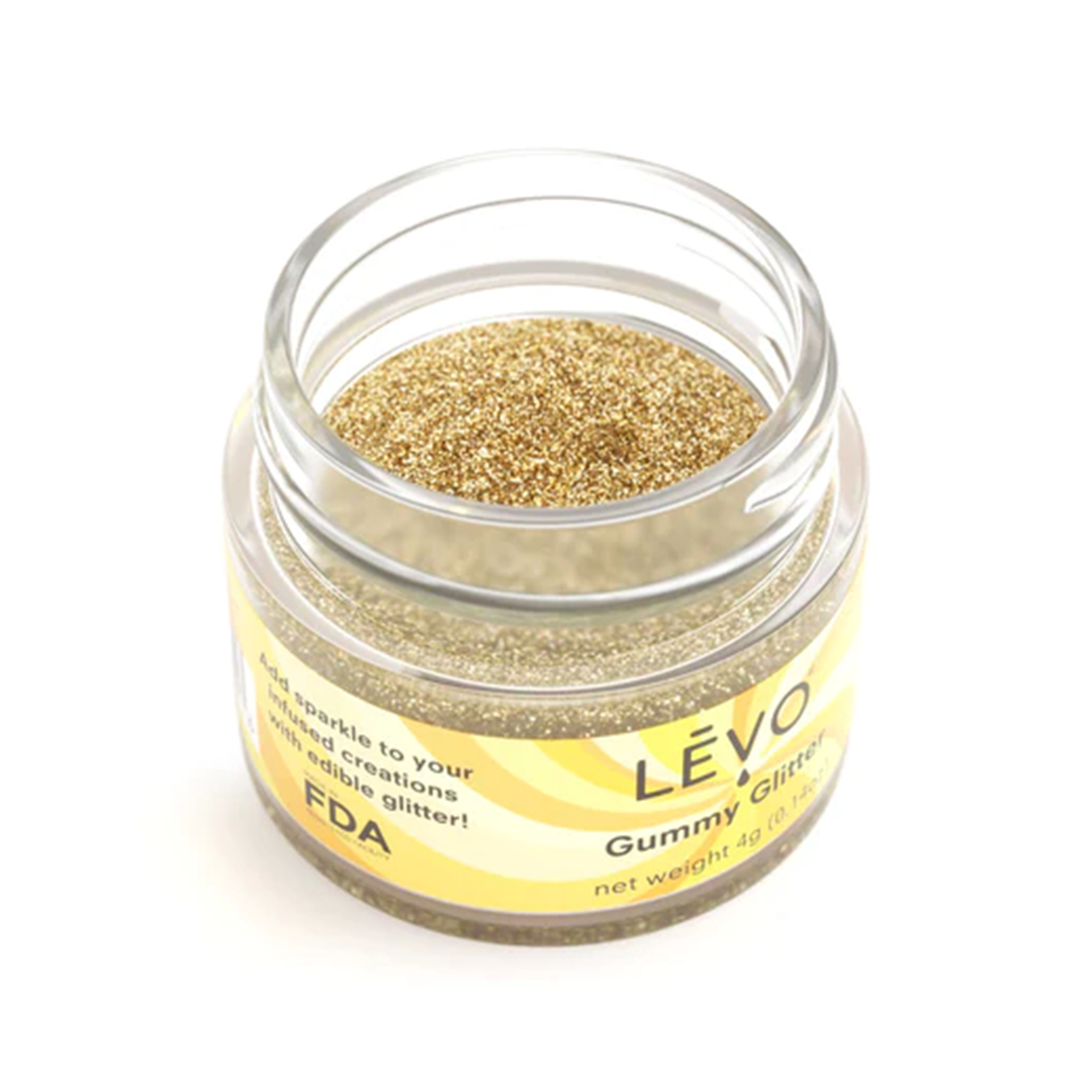 LEVO Oil Gummy Making Kit: Mix, Sour Sugar & Edible Glitter Bundle