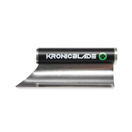 KronicBlade by Happy Kit - Portable Metal Smoking Tool - Front View on White Background