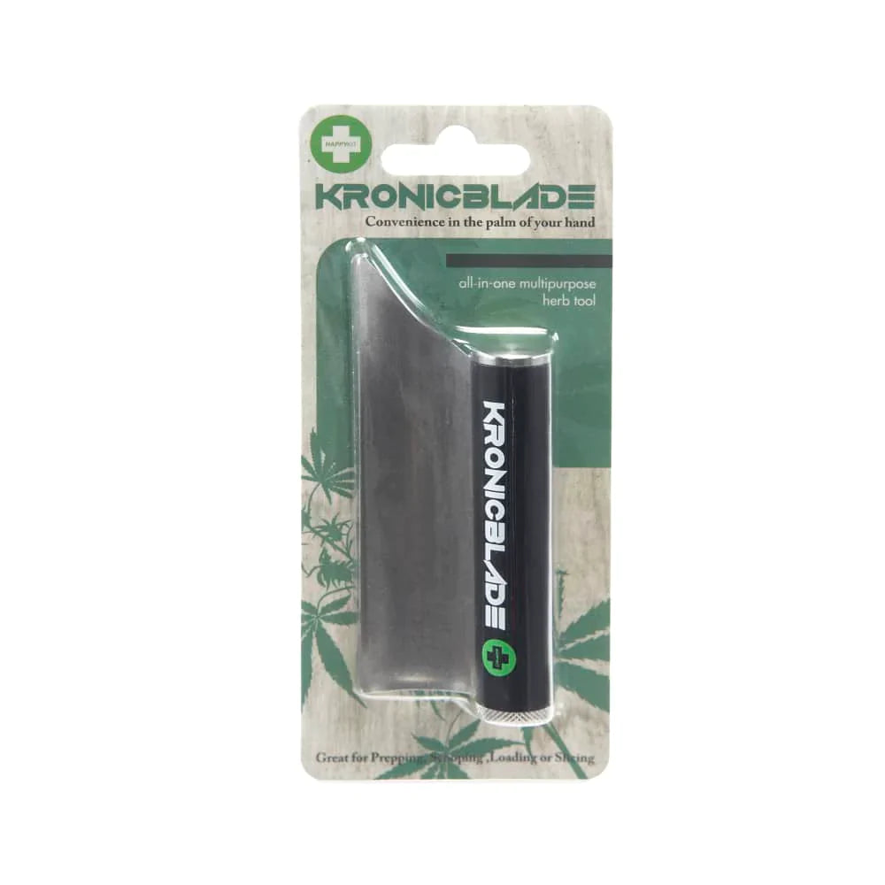 Happy Kit KronicBlade multipurpose herb tool in packaging, front view