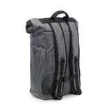 Revelry Supply 'The Drifter' Smell Proof Rolltop Backpack in Grey - Side View