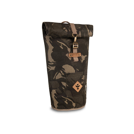 Revelry Supply The Defender Camo Smell Proof Padded Backpack front view on white background