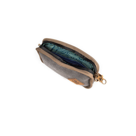 Revelry Supply 'The Gordito' smell-proof padded pouch open view showing interior pattern