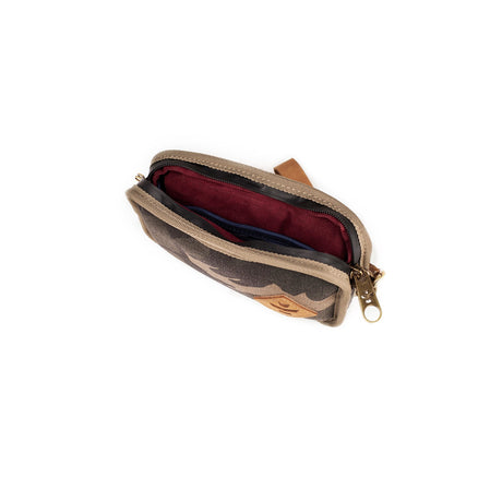 Revelry Supply 'The Gordito' Smell Proof Padded Pouch Opened on White Background