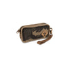 Revelry Supply 'The Gordito' Smell Proof Padded Pouch in Camo, Angled Front View