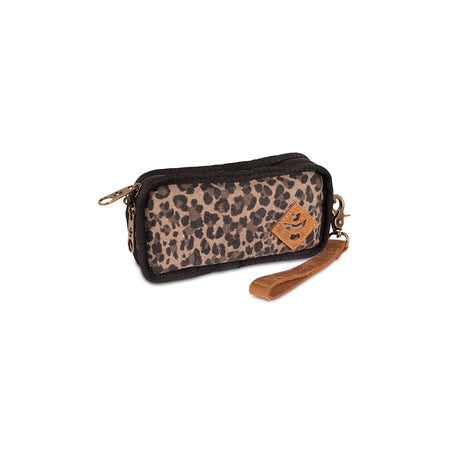 Revelry Supply 'The Gordito' Leopard Smell Proof Padded Pouch with wrist strap