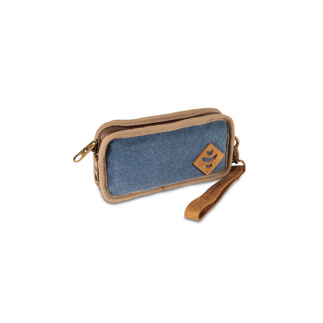 Revelry Supply 'The Gordito' Smell Proof Padded Pouch in Marine - Angled View
