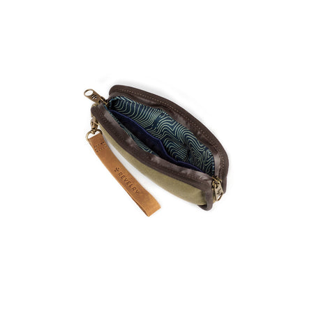 The Gordito by Revelry Supply - Smell Proof Padded Pouch Open View with Keychain