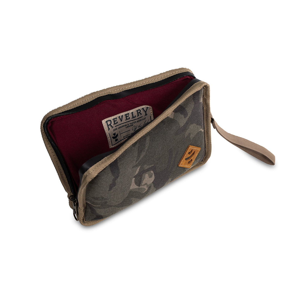 The Gordo - Smell Proof Padded Pouch by Revelry Supply, Open View Showing Interior