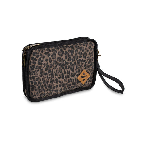 Revelry Supply 'The Gordo' Leopard Print Smell Proof Padded Pouch - Front View