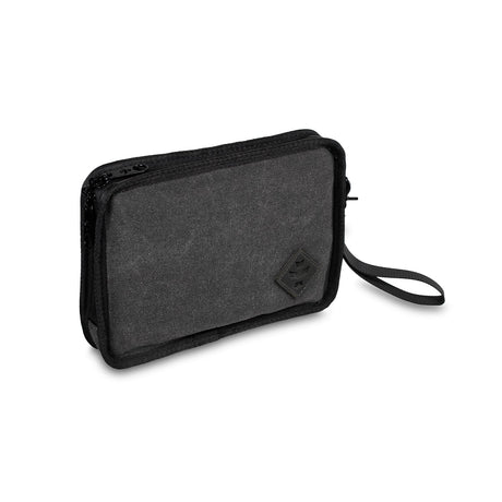 Revelry Supply 'The Gordo' Smell Proof Padded Pouch in Smoke - Front View
