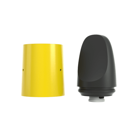 Lemonnade X G Pen Micro+ Vaporizer in yellow and black, front view, ideal for concentrates and on-the-go use
