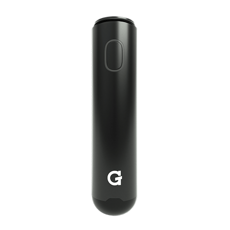 G Pen Micro+ Vaporizer - Sleek Black Portable Design, Front View on White Background