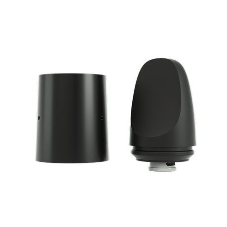 G Pen Micro+ Vaporizer by G Pen, sleek black design, front view, portable and rechargeable