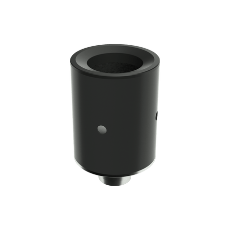 Lemonnade X G Pen Micro+ Vaporizer in black, front view on a seamless white background