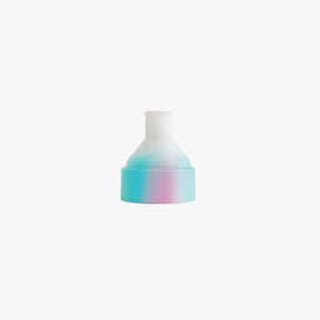 HUMANSUCKS NEON Mouthpiece in Vibrant Gradient Colors - Front View on White Background