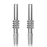 PILOT DIARY Nectar Collector Quartz Tip 10mm Pair, Front View on White Background