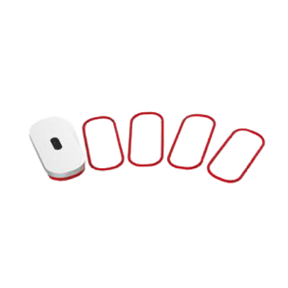 Pax 3 Concentrate Insert Lid with O-rings, white background, top view for easy identification