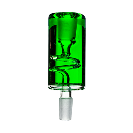 Cheech Glass 14mm Green Glycerin Adapter for Bongs, Front View on White Background
