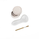 Revelry Supply Pipe Kit - Smell Proof Case, Grinder, and Tool on White Background