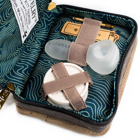 Revelry Supply Pipe Kit open view showing smell proof container and accessories