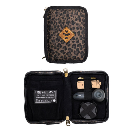 Revelry Supply The Pipe Kit in Leopard - Smell Proof Travel Case with Accessories
