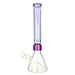 Prism HALO Tall Beaker in Purple/Grape Jolly Rancher - Front View with Clear Bowl