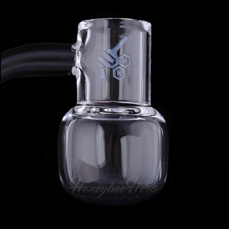 Honey Kettle Quartz Banger 90° by Honeybee Herb - Clear Flat Top Design