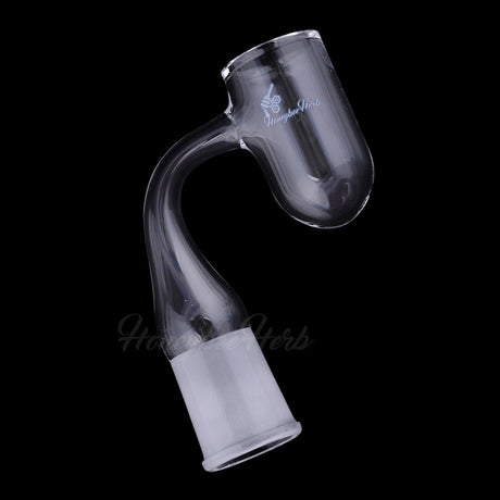 Honeybee Herb Quartz Banger with 90° Angle, Deep Bowl Design for Dab Rigs - Clear, 25mm