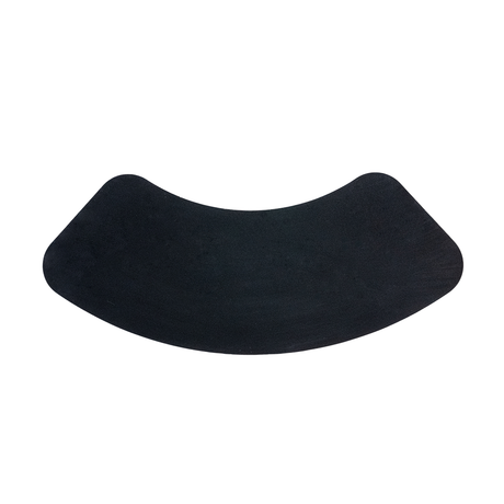 Blazy Susan black spinning rolling tray, top view, ideal for organizing smoking accessories