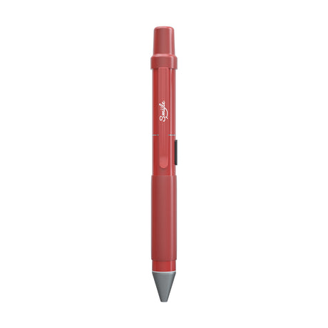 Penjamin Smyle Labs Dual-Function Vape Pen in Fire Red with Micro-USB, front view on white background