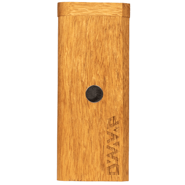 DynaStash XL: Movingui by DynaVap - Elegant Wooden Stash Container Front View