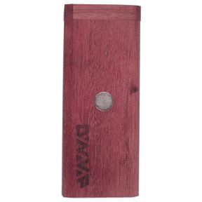 DynaStash XL Purpleheart by DynaVap - Elegant Wooden Stash Container Front View