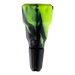 DynaVap LLC Bonger - Water Pipe Adaptor in Black & Green variant, front view on seamless white background